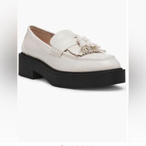 Steven New York - Beryn Platform Kiltie Tassel Loafer - Cream Size US 8.5
